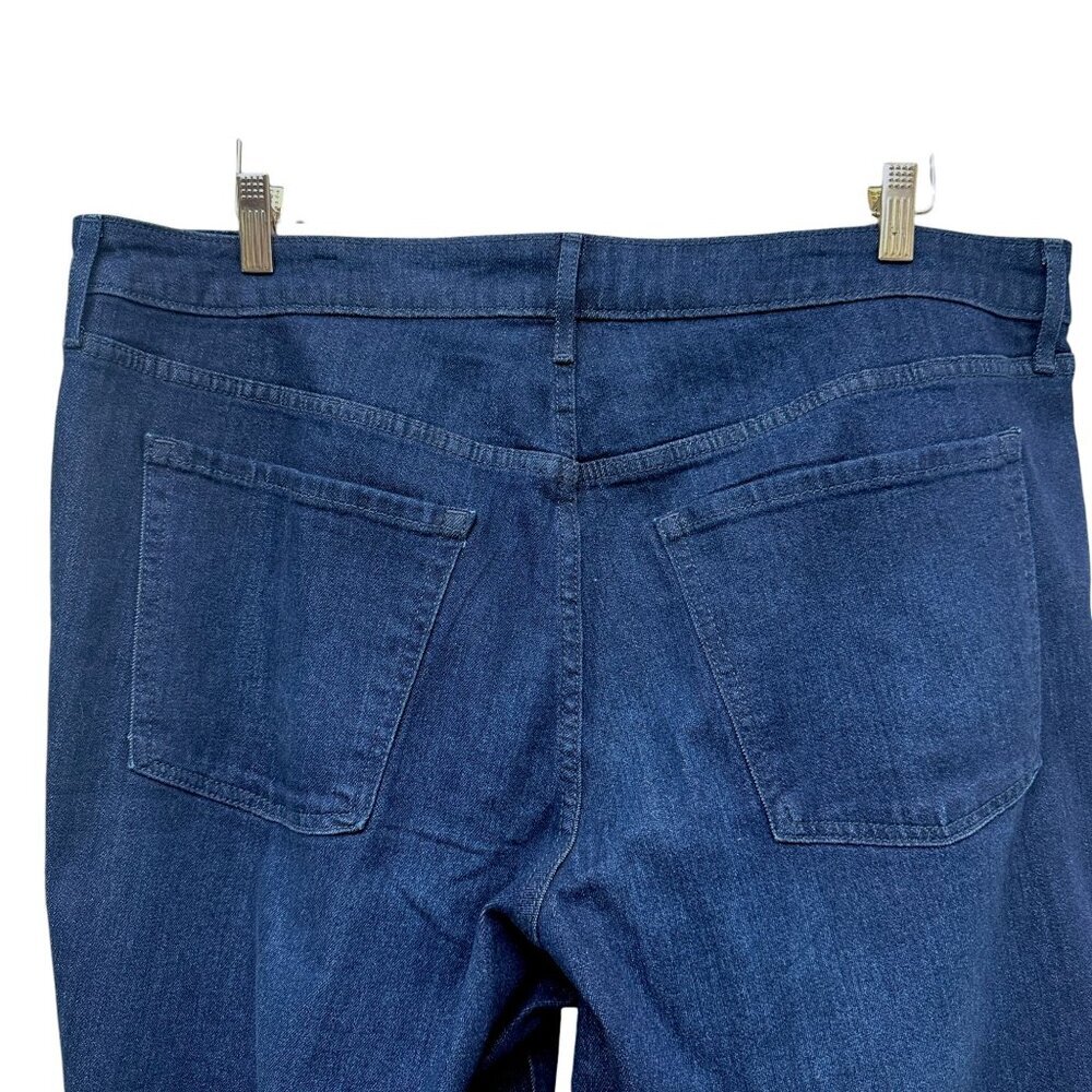 Old Navy Women’s High-Rise Wow Wide Leg Jeans Plus Size 20 Dark Wash Denim NWOT - Picture 6 of 10
